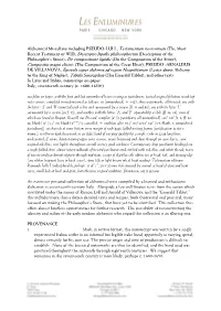 Alchemical Miscellany Including PSEUDO-LULL, Testamentum