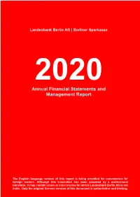 Annual Financial Statements and Management Reports Is in Line with Accounting Standards