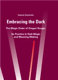 Embracing the Dark ÅA