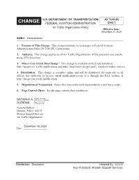FAA Order JO 7340.2K Contractions