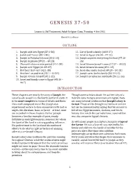 Genesis 37-50