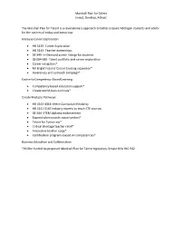 Marshall Plan for Talent Invest, Develop, Attract the Marshall Plan
