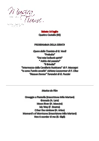 Programma Bianello Lyric