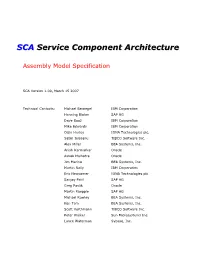 SCA Service Component Architecture