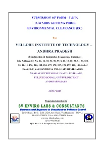 Submission of Form – I & Ia Towards Getting Prior Environmental Clearance