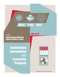 2009 JAM Program