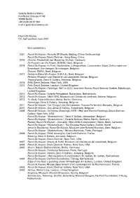 CV of Raoul De Keyser for Download