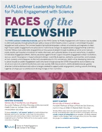 FACES of the FELLOWSHIP