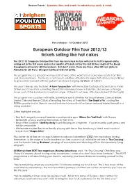 PR EOFT London Sell