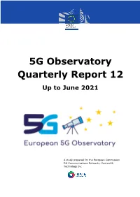5G Observatory Quarterly Report 12 up to June 2021