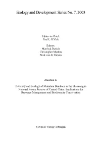 Ecology and Development Series No. 7, 2003