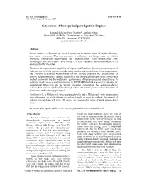 Generation of Entropy in Spark Ignition Engines