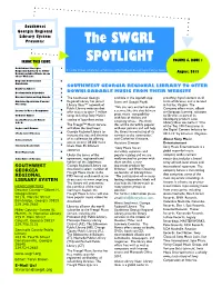 THE SWGRL SPOTLIGHT VOLUME 6, ISSUE 1 Page 6