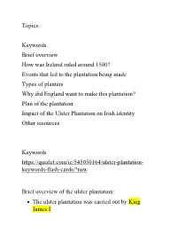 Topics: Keywords Brief Overview How Was Ireland Ruled Around 1500