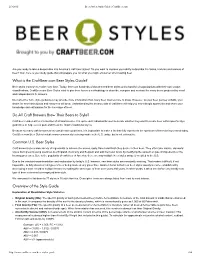 Beer Styles Study Guide | Craftbeer.Com