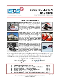 Isos-Bulletin 01/2020