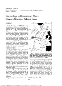 Morphology and Structure of Maury Channel, Northeast Atlantic Ocean