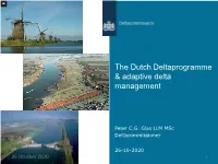 The Dutch Deltaprogramme & Adaptive Delta Management