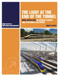 High Speed Rail White Paper