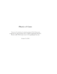 Physics of Gases Notes