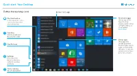 Quick Start: Your Desktop
