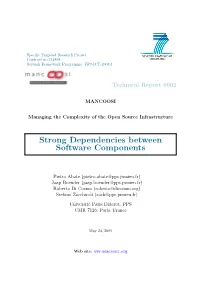 Strong Dependencies Between Software Components