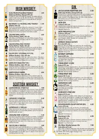 View Drinks Menu