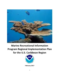 Marine Recreational Information Program Regional Implementation Plan for the U.S. Caribbean Region