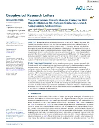Temporal Seismic Velocity Changes During the 2020 Rapid Inflation at Mt