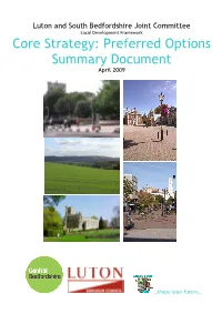 Core Strategy: Preferred Options Summary Document April 2009