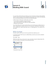 Imovie Tutorial, Lesson #6