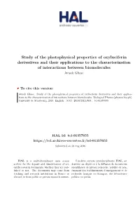 Study of the Photophysical Properties of Oxyluciferin Derivatives and Their Applications to the Characterization of Interactions Between Biomolecules Avisek Ghose