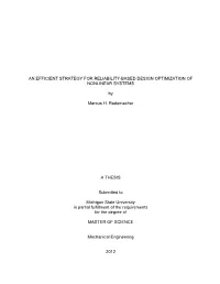 An Efficient Strategy for Reliability-Based Design Optimization of Nonlinear Systems