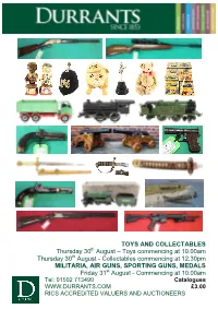 Collectables Commencing at 12.30Pm