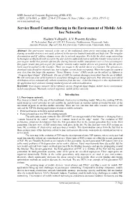 Hoc Networks