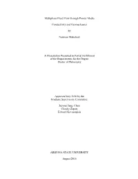 Multiphase Fluid Flow Through Porous Media Conductivity And