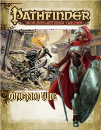 Pathfinder RPG Conversion.Pdf