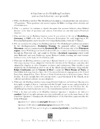 2015, 01-04 B, a Catechism on the Heidelberg