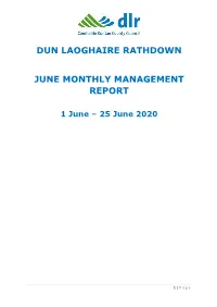 June 2020 Monthly Management Report