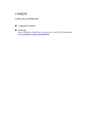 Language and Country List