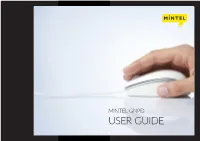 User Guide Table of Contents