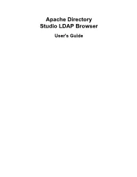 Apache Directory Studio LDAP Browser
