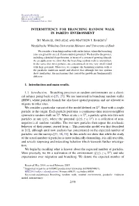 Intermittency for Branching Random Walk in Pareto Environment