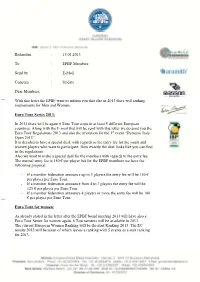 EPBF Members Send By