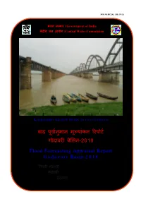Flood Forecasting Appraisal Report G O D a V a R I Basin-201 8