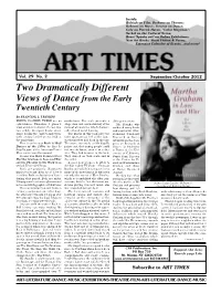 Two Dramatically Different Views of Dance from the Early Twentieth Century by Francine L
