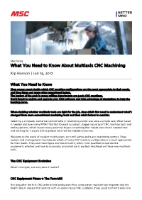 What You Need to Know About Multiaxis CNC Machining