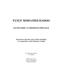 Yusuf Mohamed Dadoo
