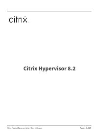 Citrix Hypervisor 8.2