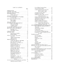 Groundwater Summary